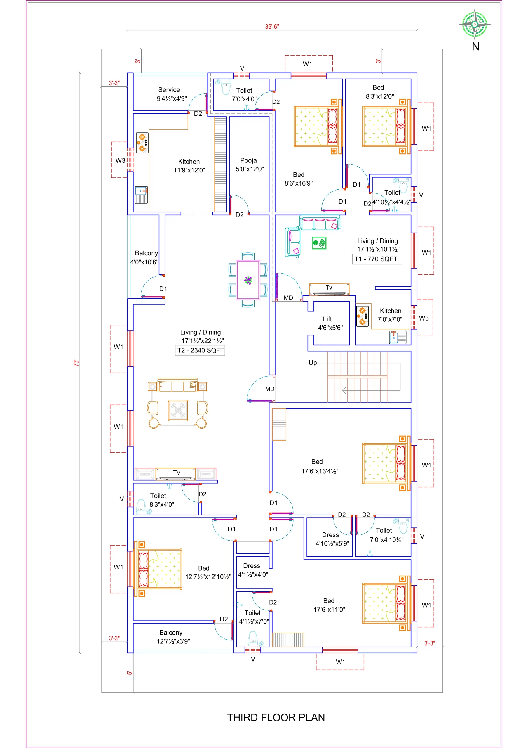 Stilt Floor - Abhirami Flats - Mylapore
