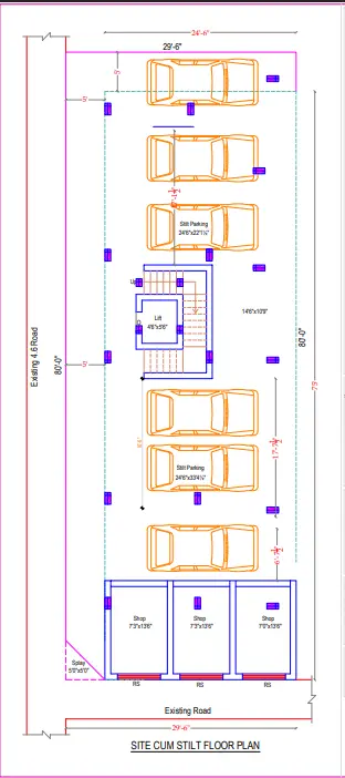 Stilt Floor - Abhirami Flats - Mylapore